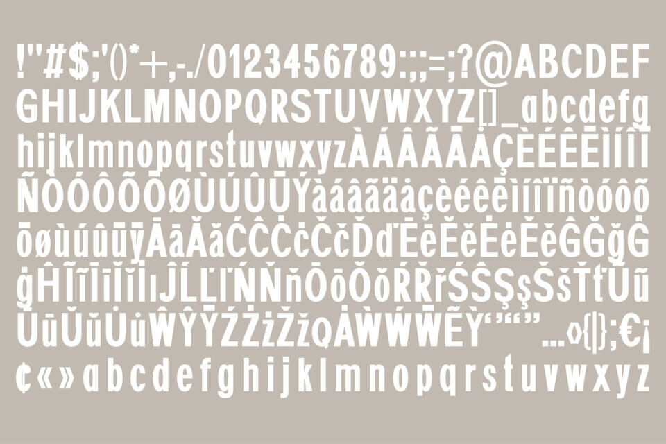 Bauhaus Font