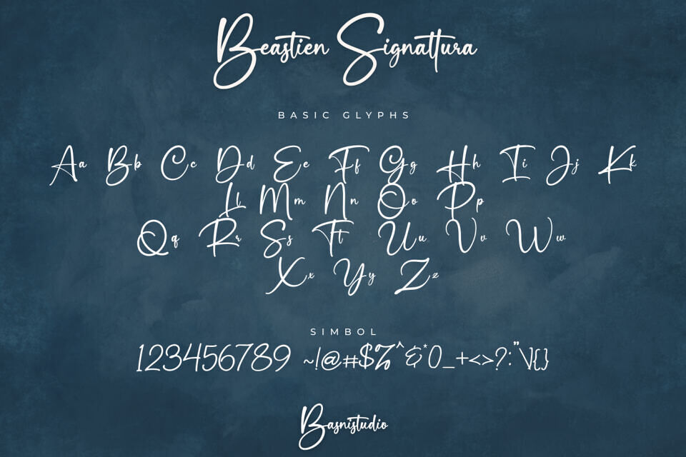 Beastien Signattura Font