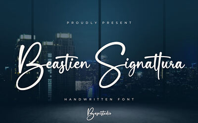 Beastien Signattura Font