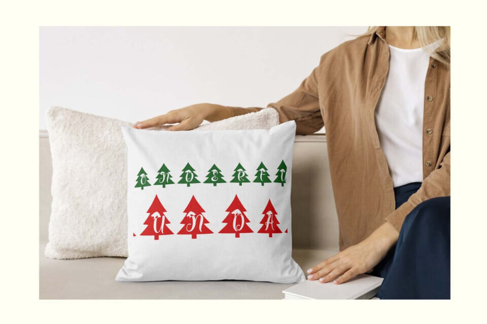 Beautiful Christmas Tree Font