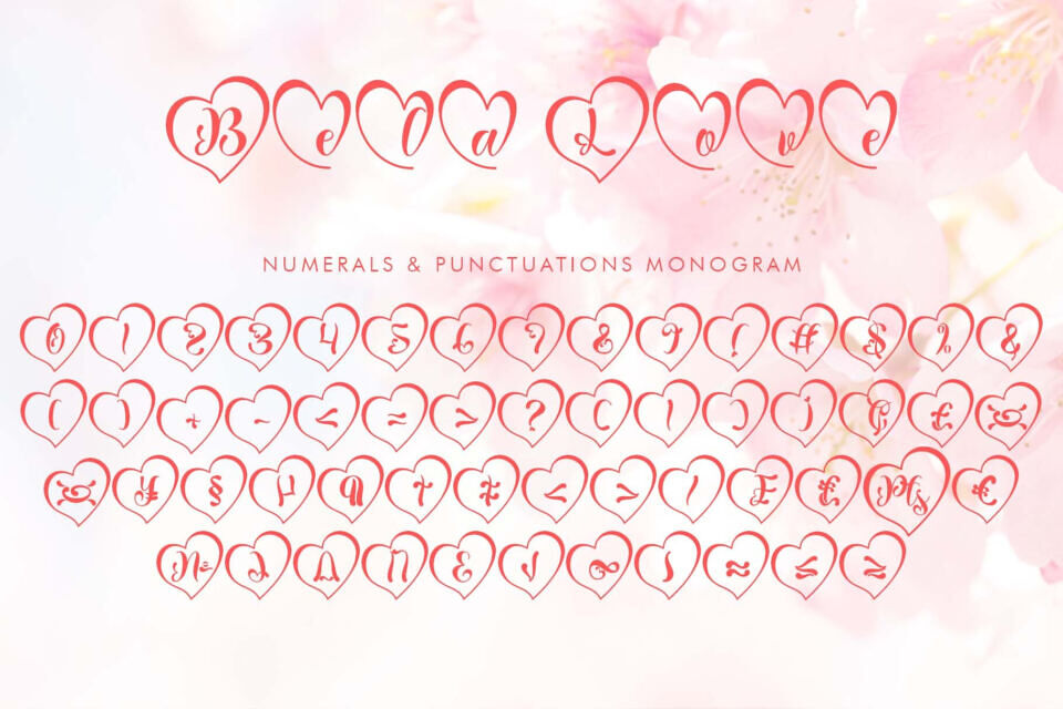 Bela Love Font
