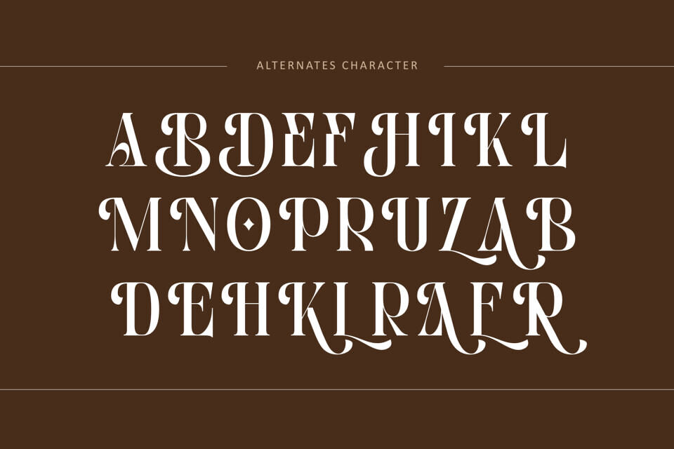 Bitho Luxury Font
