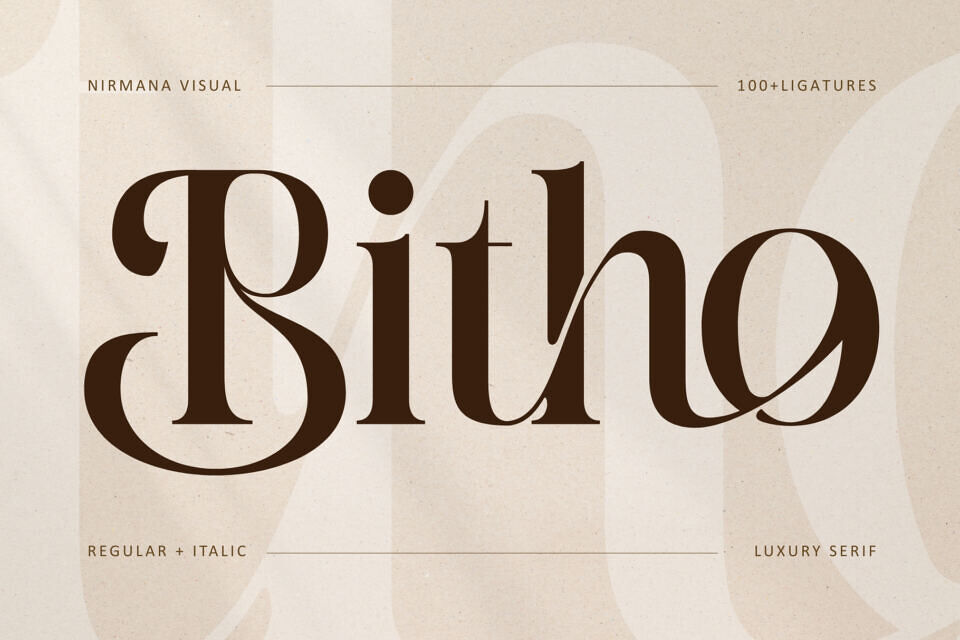 Bitho Luxury Font