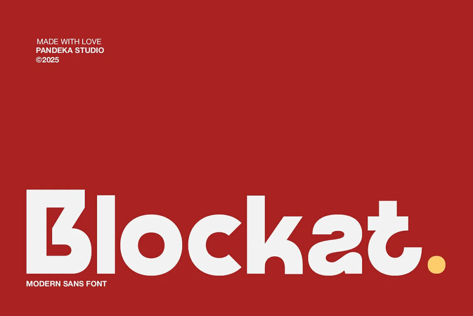 Blockat Font