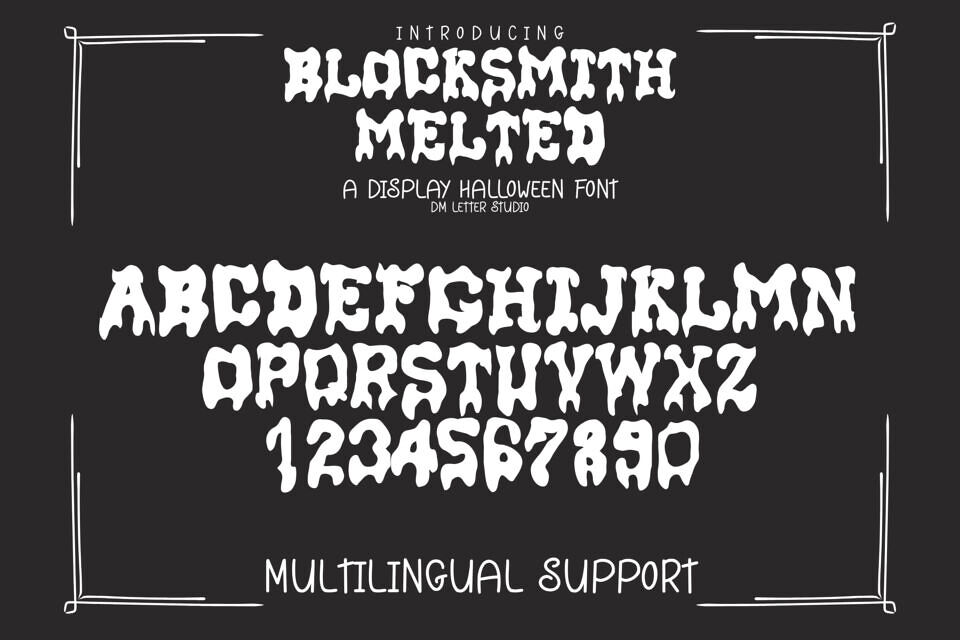 Blocksmith Melted Font