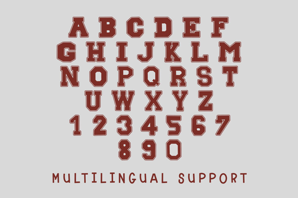 Blocksmith Varsity Font