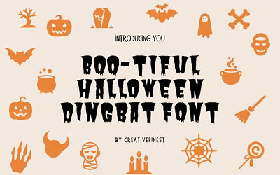 Boo tiful Halloween Font