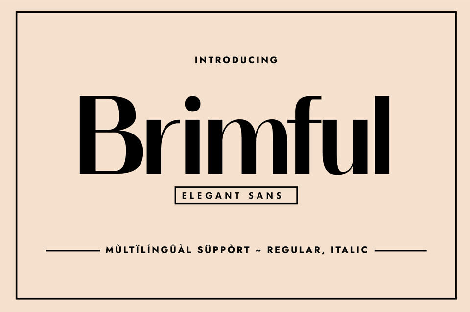 Brimful Font