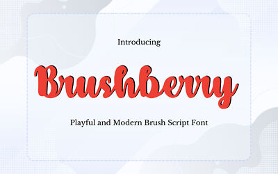 Brushberry Font