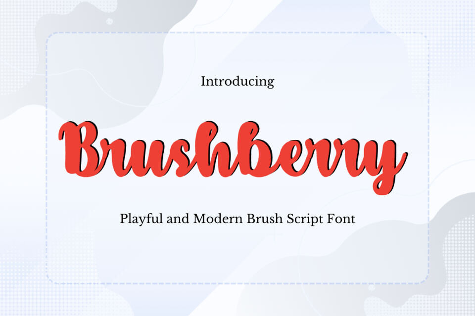 Brushberry Font
