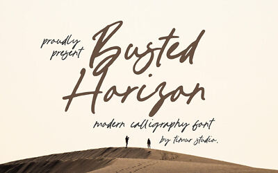 Busted Horizon Font