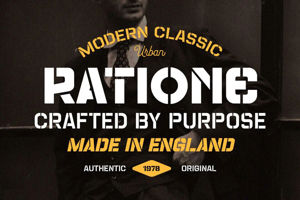 Champions Stencil Font