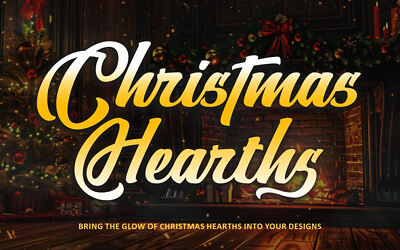 Christmas Hearths Font