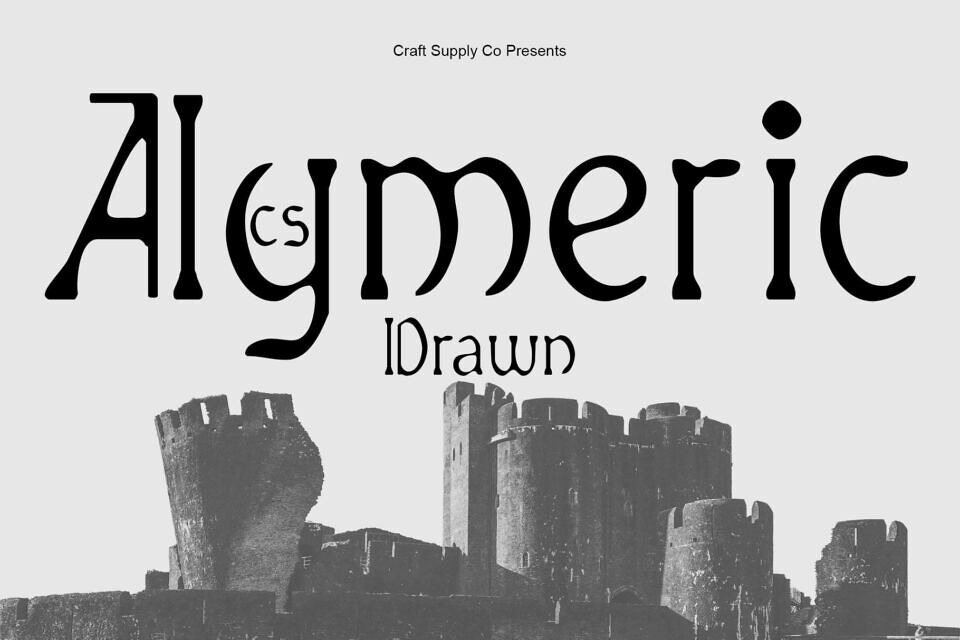 Cs Aymeric Drawn Font