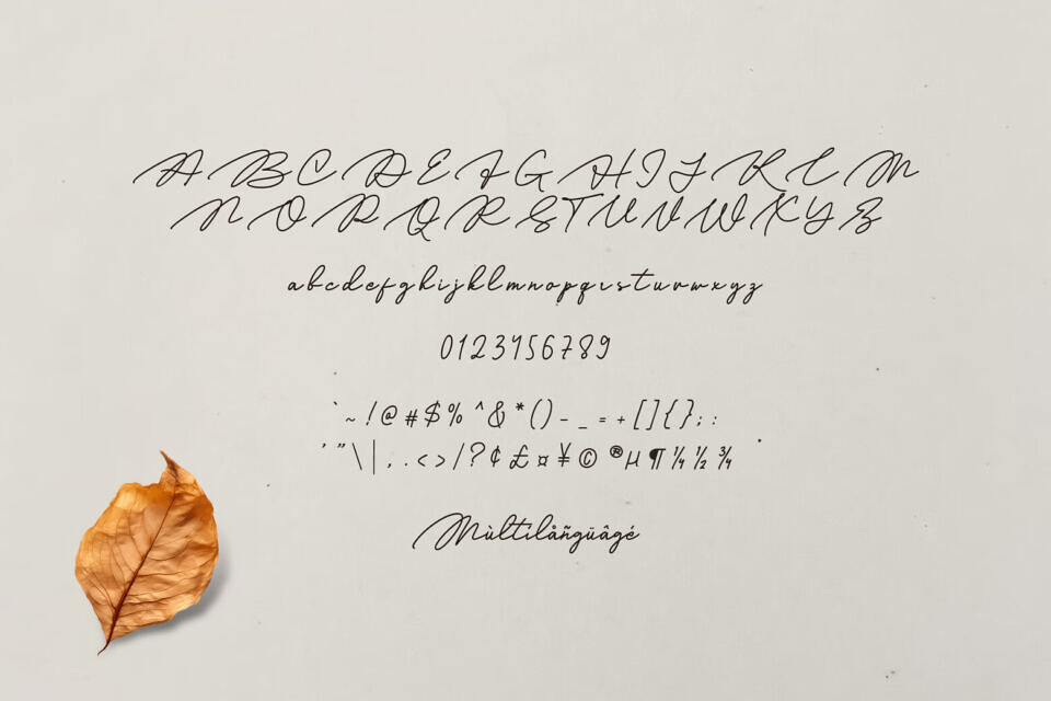 Demather Font