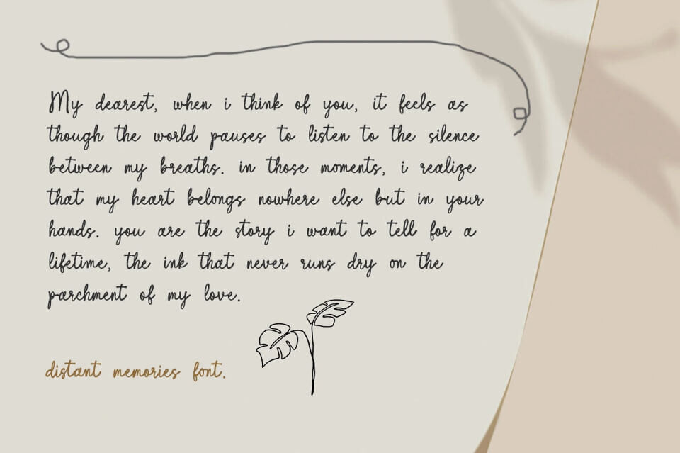 Distant Memories Font