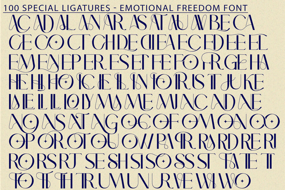 Emotional Freedom Font