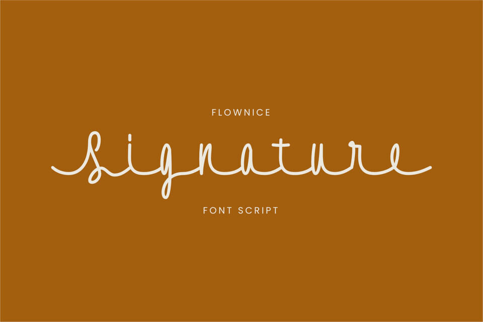 Flownice Font