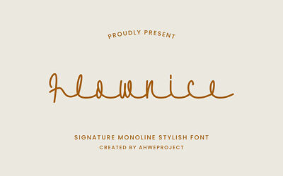 Flownice Font