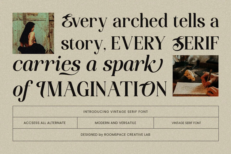 Funky Vintage Font