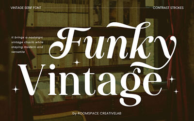 Funky Vintage Font