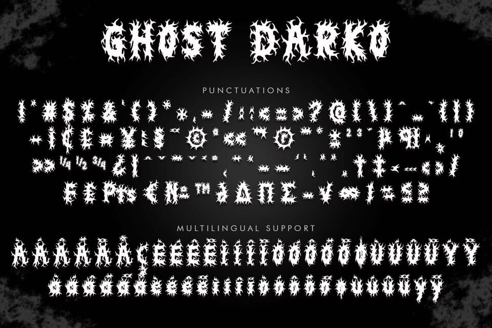 Ghost Darko Font