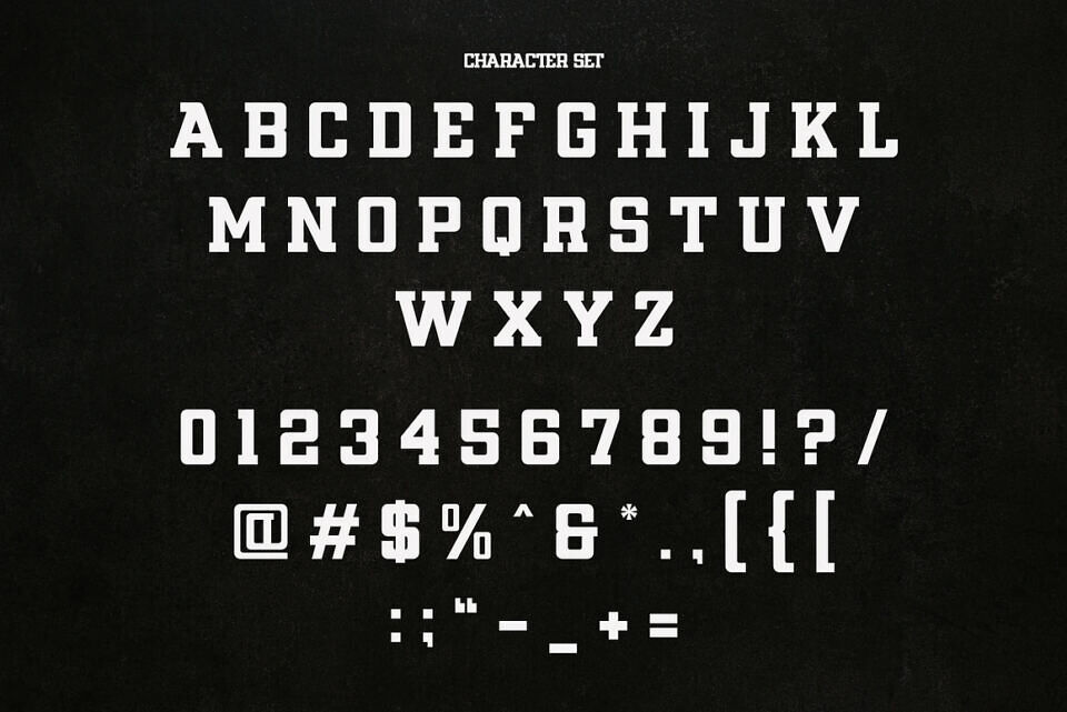 Grand Slab Font