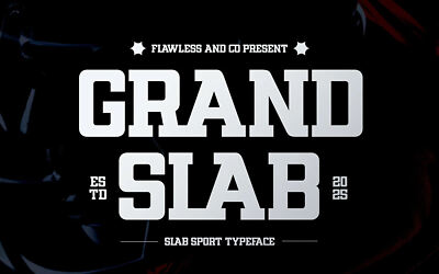 Grand Slab Font