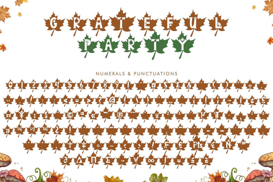 Grateful Autumn Font