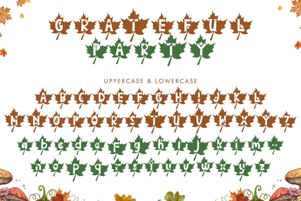 Grateful Autumn Font