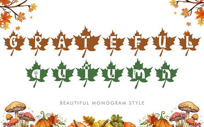 Grateful Autumn Font