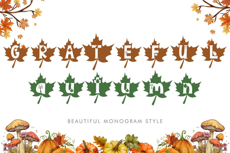 Grateful Autumn Font