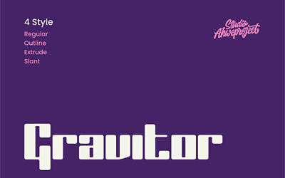 Gravitor Font