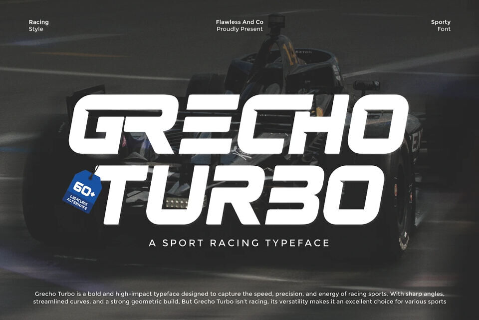 Grecho Turbo Font
