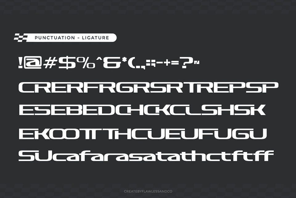 Grivor Racer Font