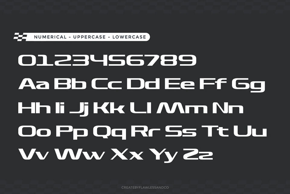Grivor Racer Font