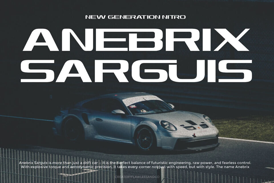Grivor Racer Font