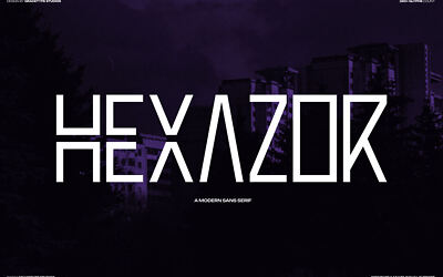 Hexazor Font