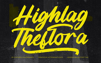 Highlag Theflora Font
