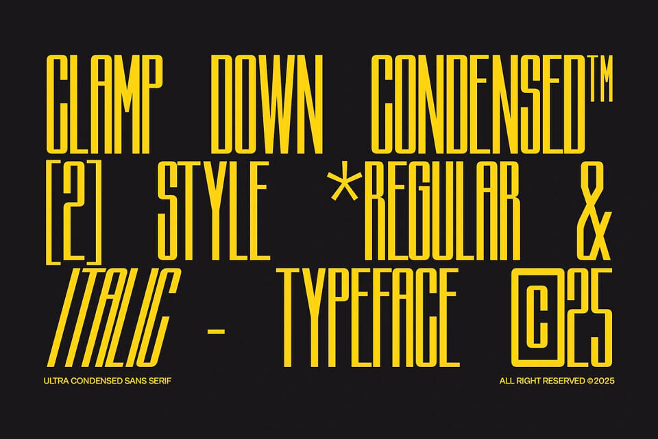 It Clampdown Font