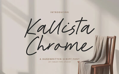 Kallista Chrome Font