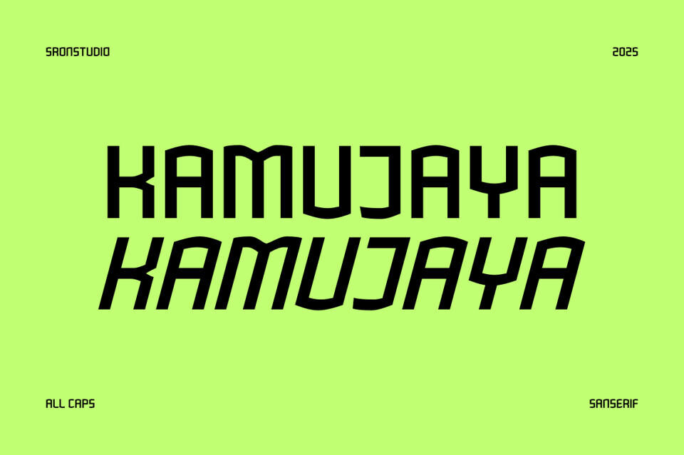 Kamujaya Font