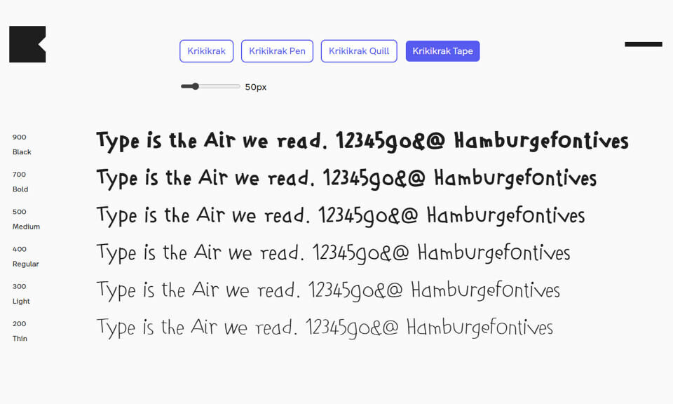 Krikikrak Font