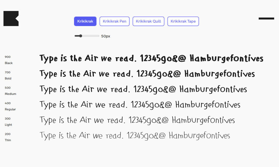 Krikikrak Font
