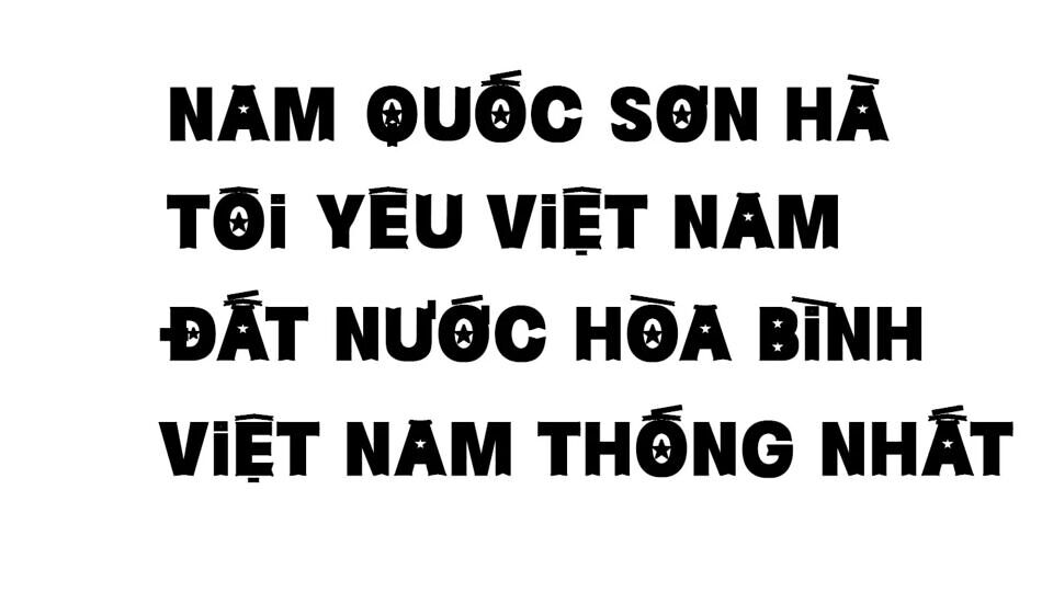 Lá Cờ Font