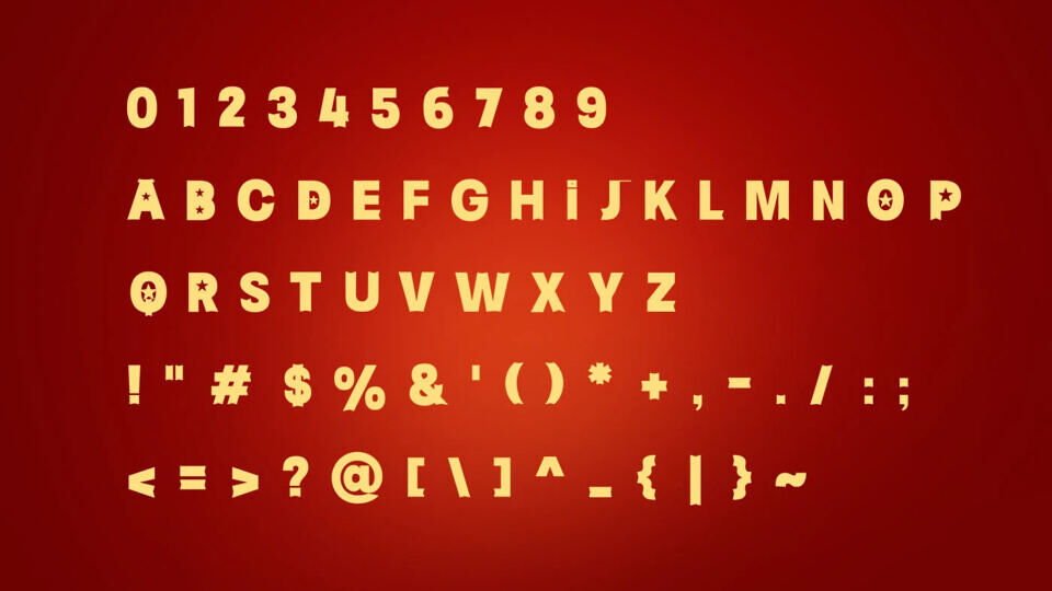Lá Cờ Font
