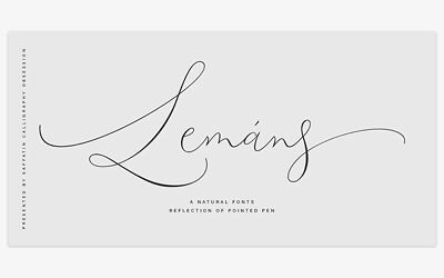 Lemans Pen Script Font