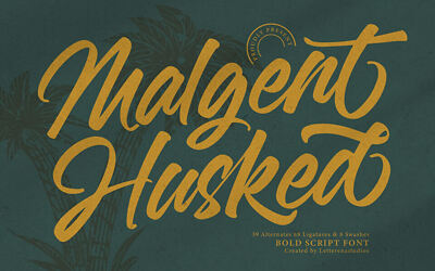 Malgent Husked Font