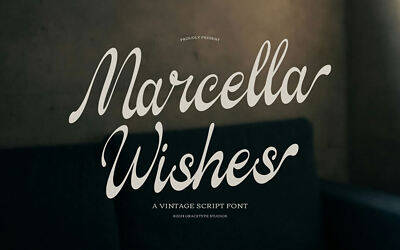 Marcella Wishes Font