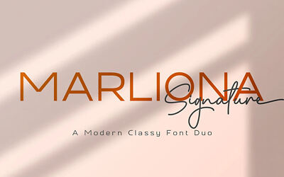 Marliona Signature Font